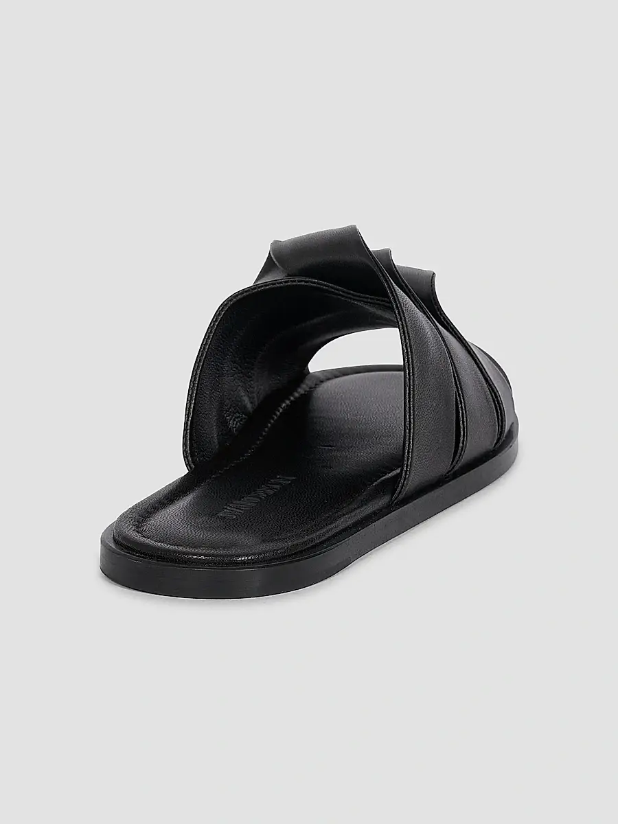 JW Anderson Women's Coil Rolled-Strap Leather Slides | Thumbnail 3