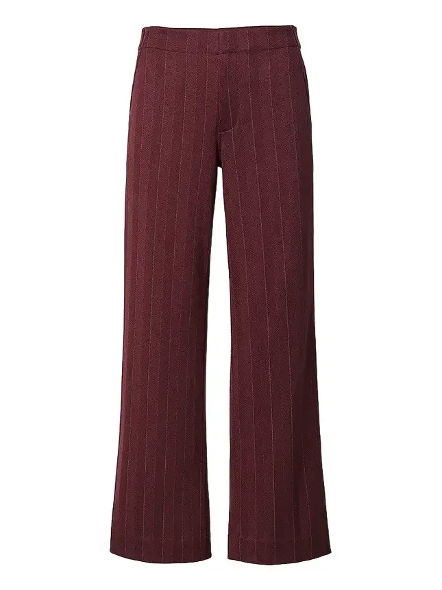 Women's Irina Striped Ponte Jacquard Pants
