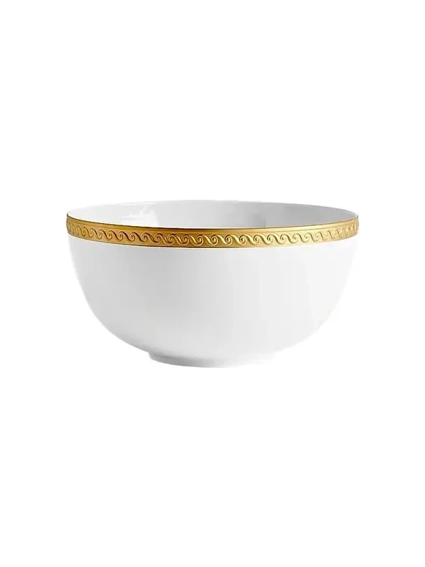 L'Objet Neptune Porcelain & 24K Gold Large Bowl