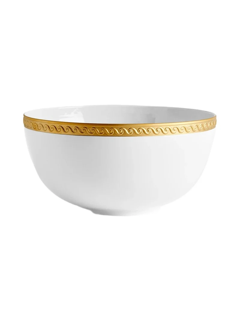L'Objet Neptune Porcelain & 24K Gold Large Bowl