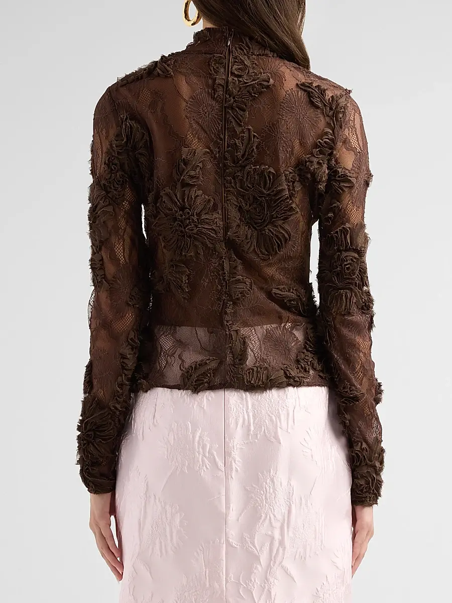 Aknvas Women's Freja Lace Blouse | Thumbnail 3 Aknvas Women's Freja Lace Blouse | Thumbnail 3