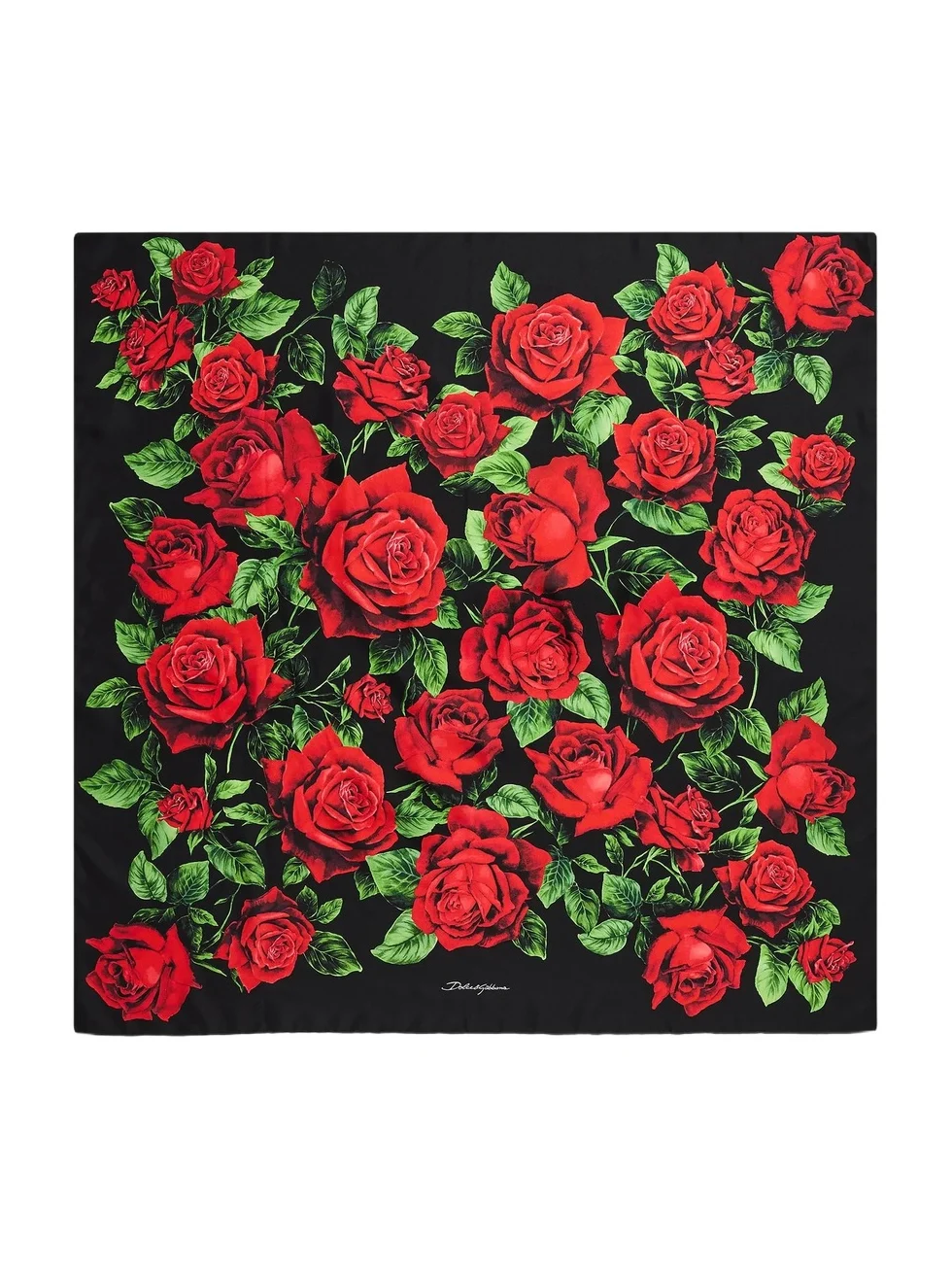 Women's Roses Silk Square Scarf