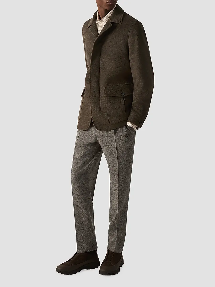 Zegna Men's Silk Shirt | Thumbnail 2 Zegna Men's Silk Shirt | Thumbnail 2