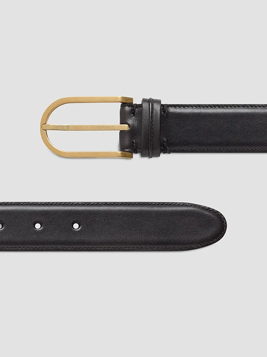 Zegna Men's Leather Belt | Thumbnail 2 Zegna Men's Leather Belt | Thumbnail 2