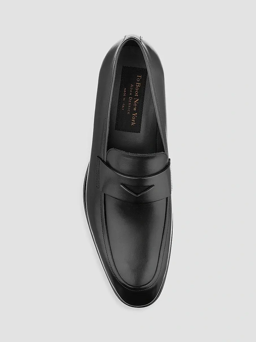 To Boot New York Men's Jagger Leather Penny Loafers | Thumbnail 3
