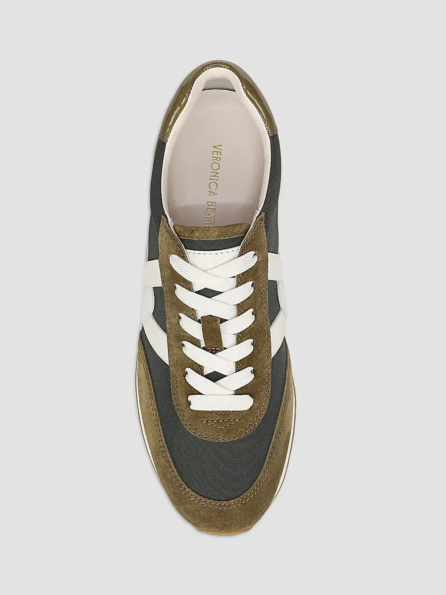 Veronica Beard Women's Penrose Suede & Textile Low-Top Sneakers | Thumbnail 4 Veronica Beard Women's Penrose Suede & Textile Low-Top Sneakers | Thumbnail 4