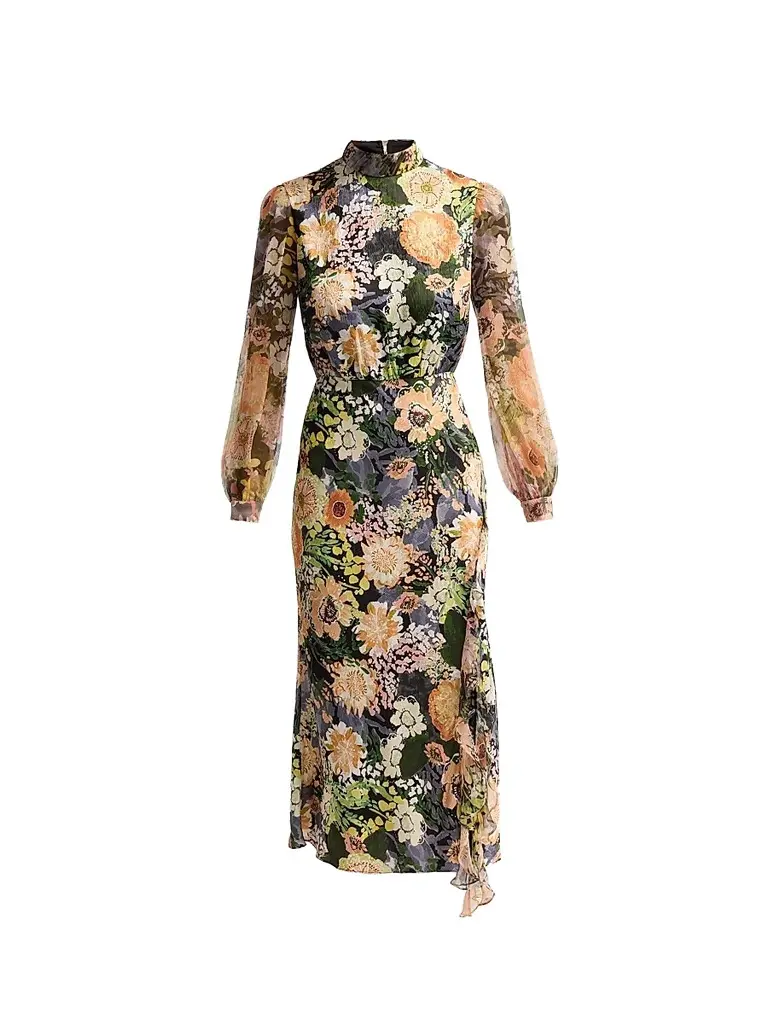 Women's Adaline Floral Midi Dress Women's Adaline Floral Midi Dress
