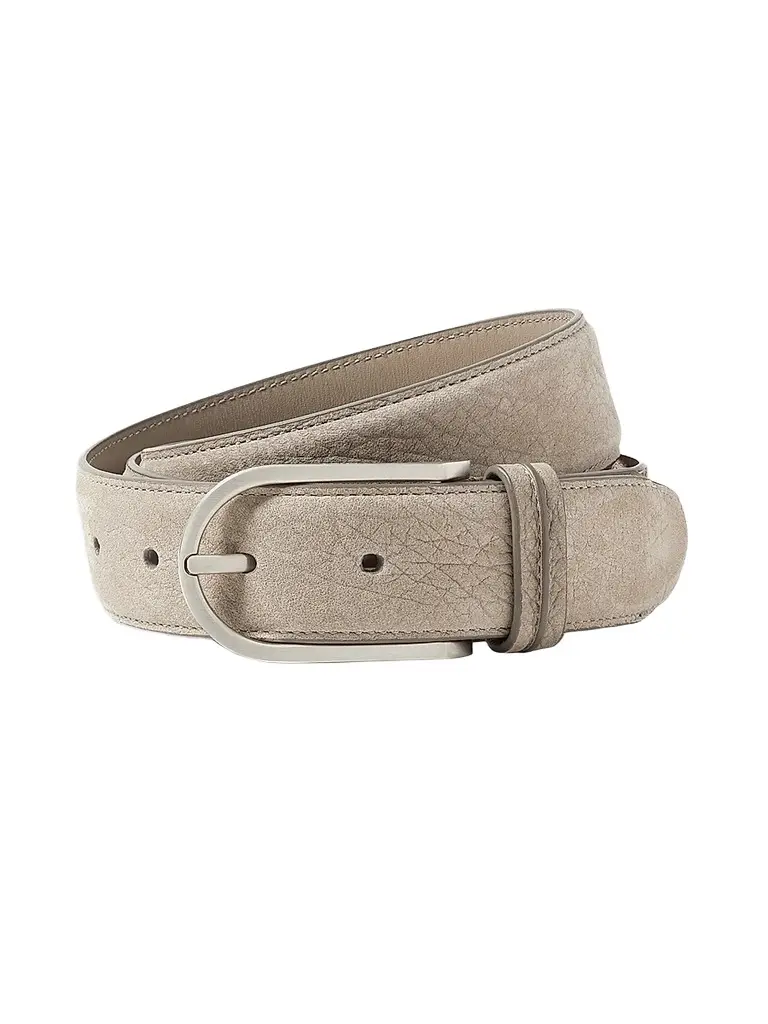 Zegna Men's Nubuck Belt