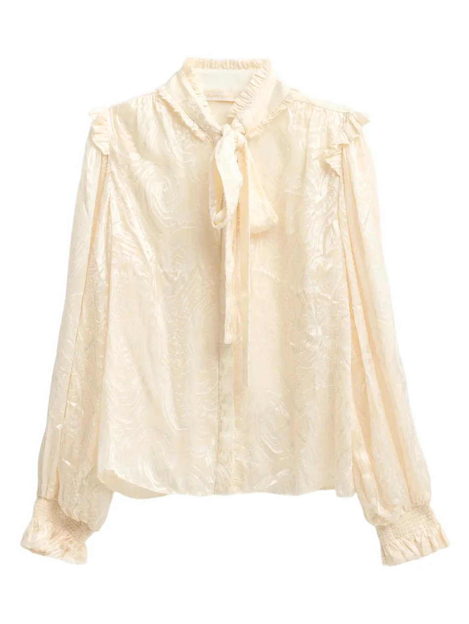 Women's Lana Feather Trim Wool-Blend Top Women's Lana Feather Trim Wool-Blend Top