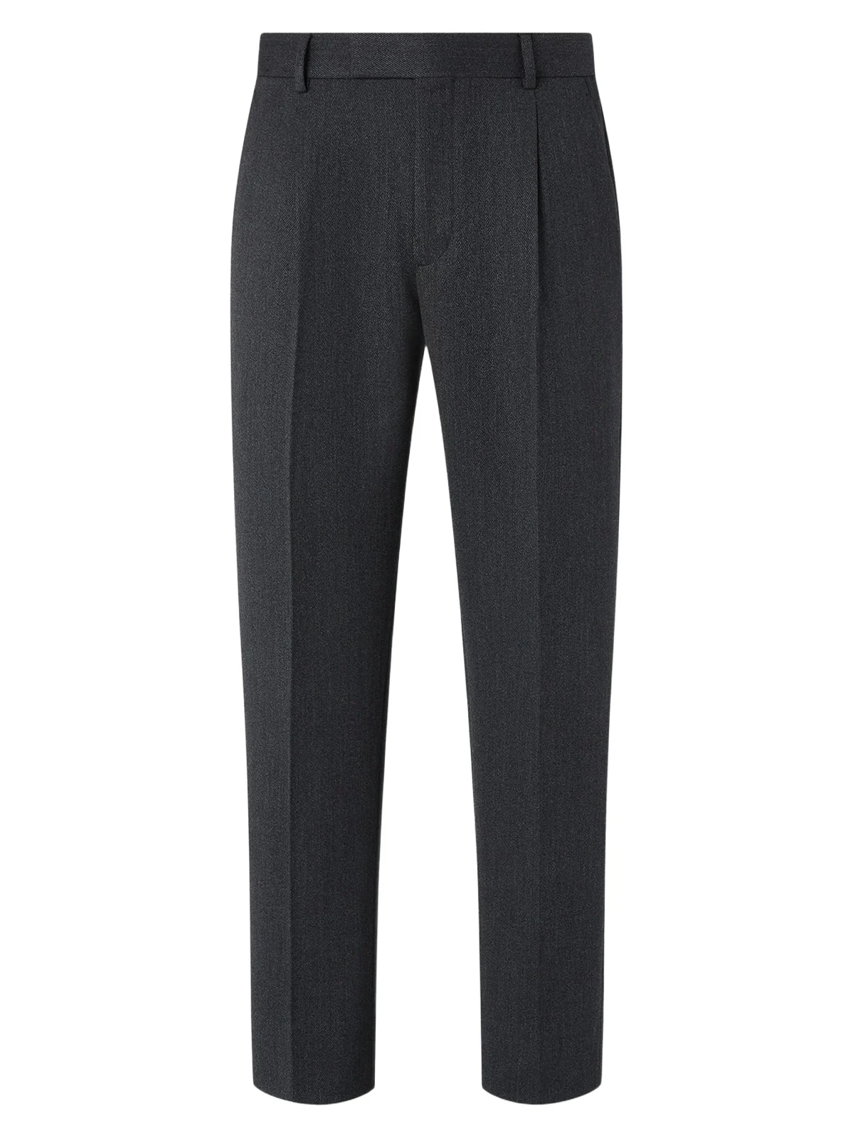 Zegna Men's Wool and Cashmere Pants - Dark Grey