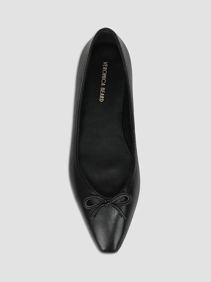 Veronica Beard Women's Cailey Leather Ballerina Flats | Thumbnail 4 Veronica Beard Women's Cailey Leather Ballerina Flats | Thumbnail 4