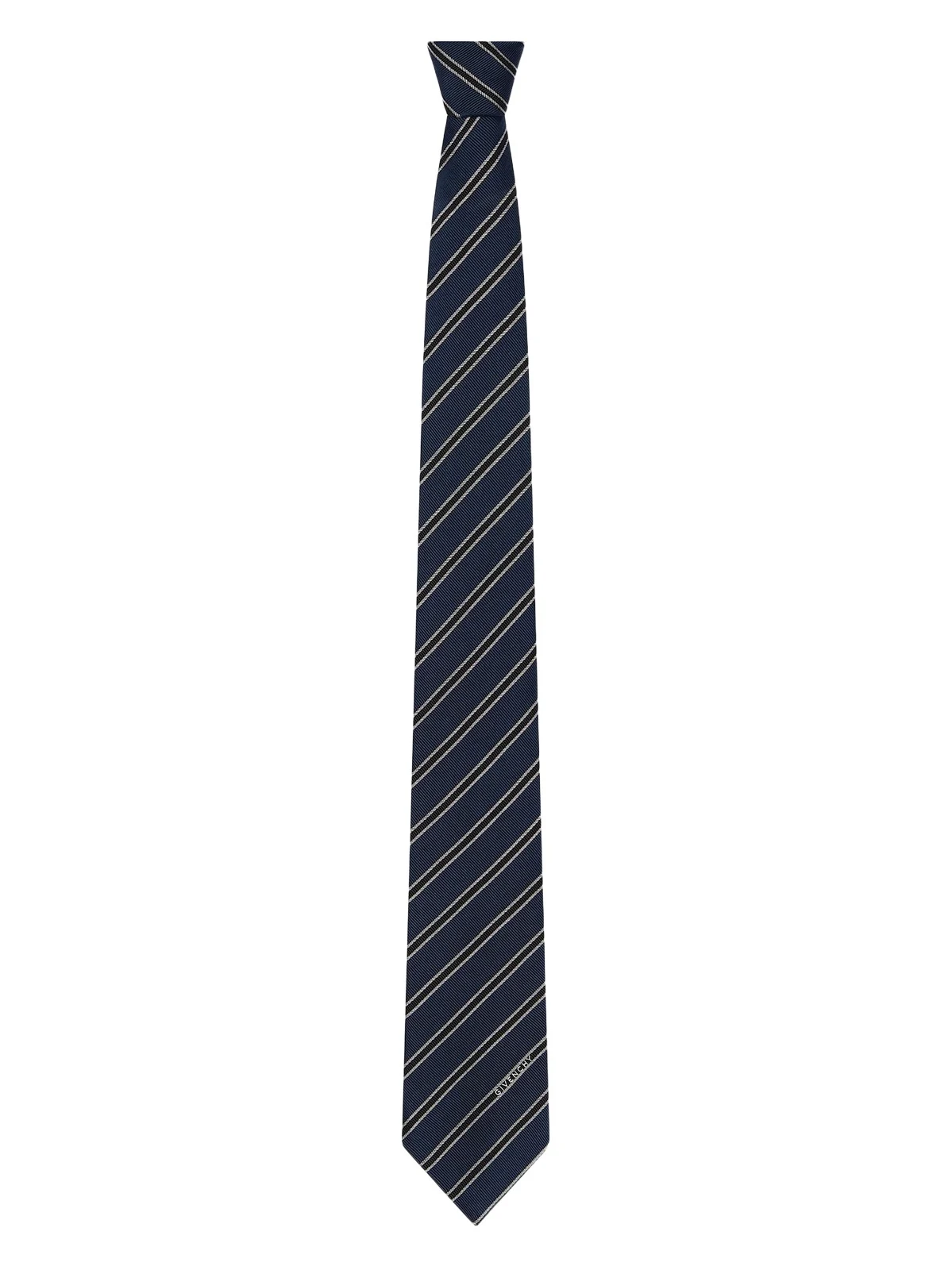 Givenchy Men's Thin Stripes Tie in Silk Gros Grain