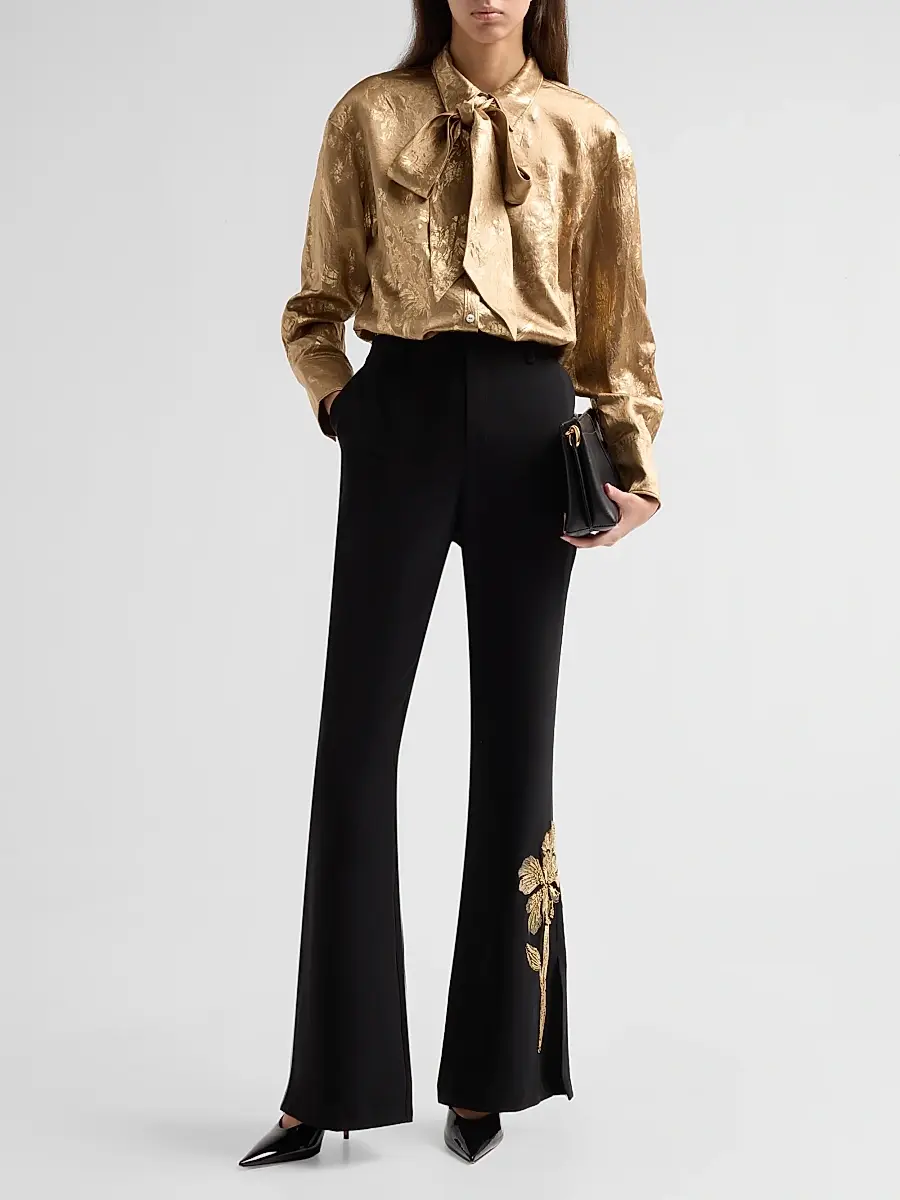 Cinq à Sept Women's Gilded Peony Camillia Top | Thumbnail 2 Cinq à Sept Women's Gilded Peony Camillia Top | Thumbnail 2