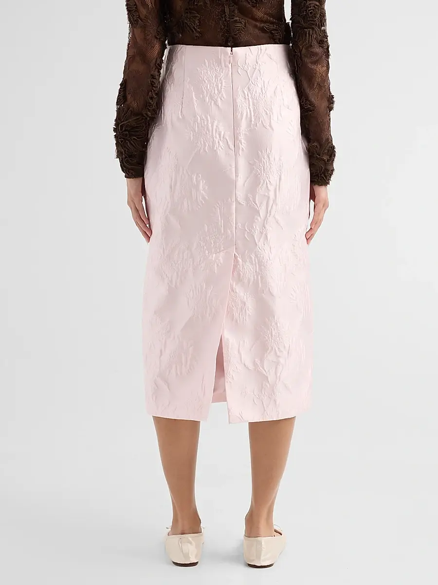 Aknvas Women's Clarissa Brocade Pencil Skirt | Thumbnail 3 Aknvas Women's Clarissa Brocade Pencil Skirt | Thumbnail 3