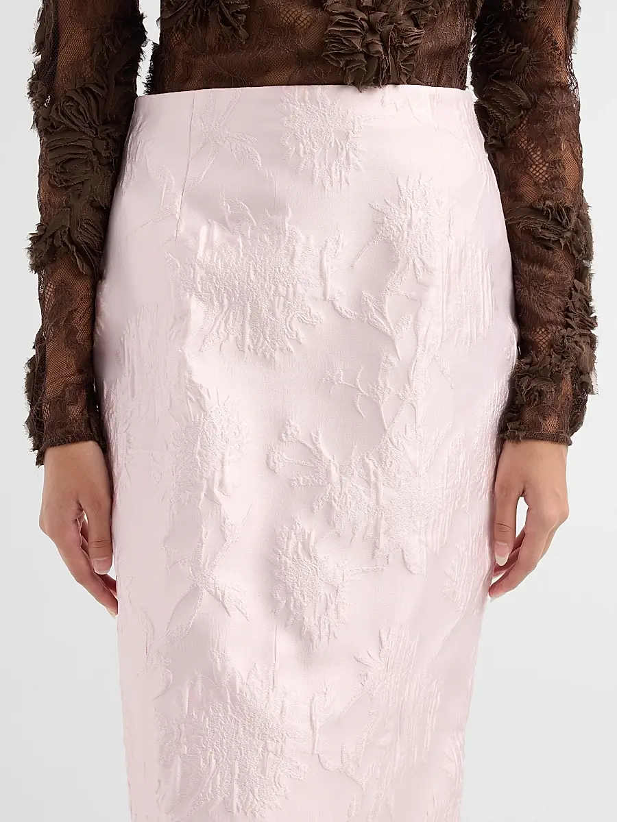 Aknvas Women's Clarissa Brocade Pencil Skirt | Thumbnail 5 Aknvas Women's Clarissa Brocade Pencil Skirt | Thumbnail 5