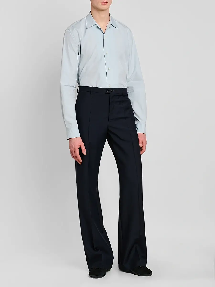 Jil Sander Men's Lightweight Cotton Dress Shirt | Thumbnail 2 Jil Sander Men's Lightweight Cotton Dress Shirt | Thumbnail 2
