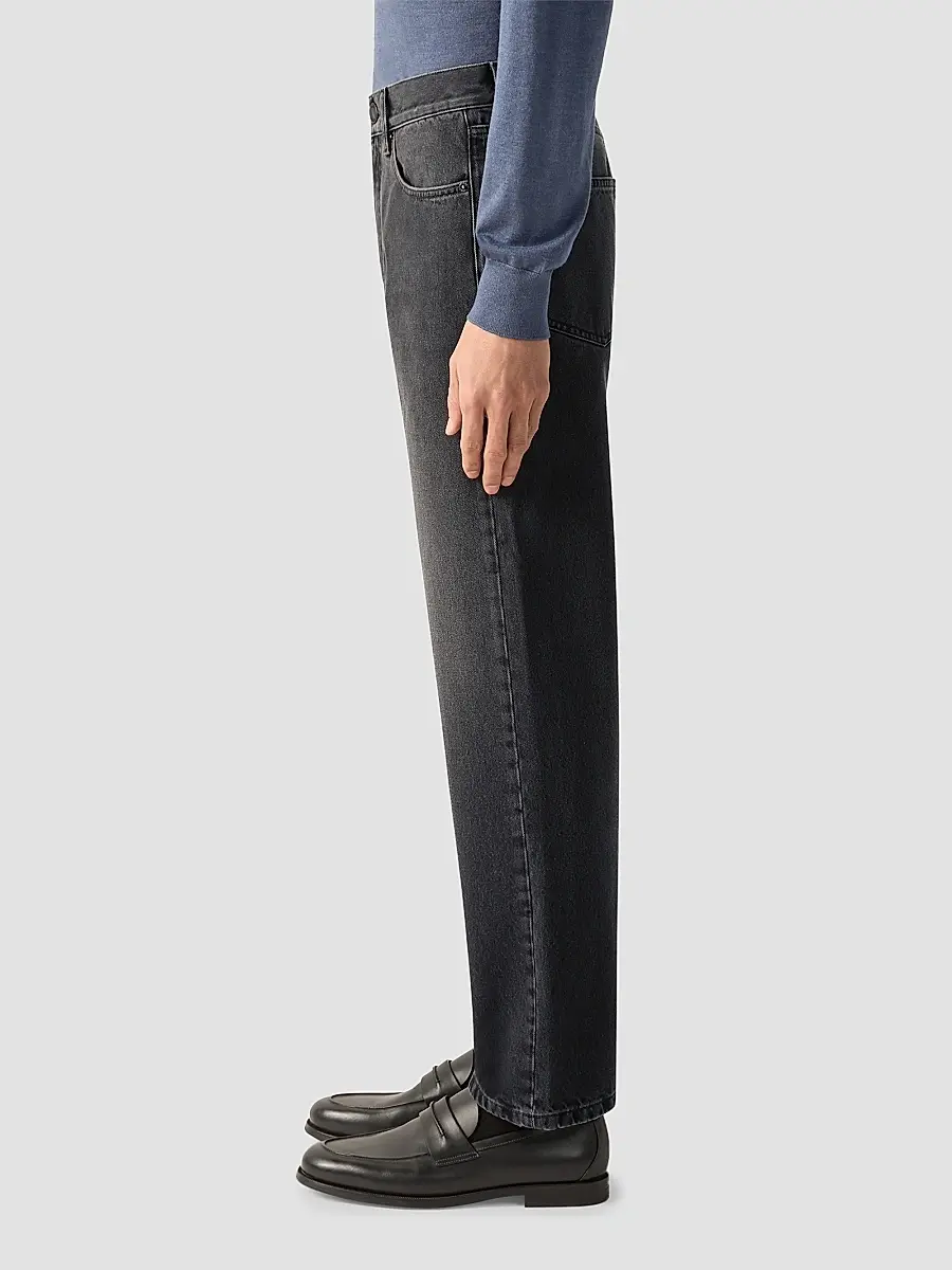 Zegna Men's Cotton Roccia Jeans | Thumbnail 3 Zegna Men's Cotton Roccia Jeans | Thumbnail 3