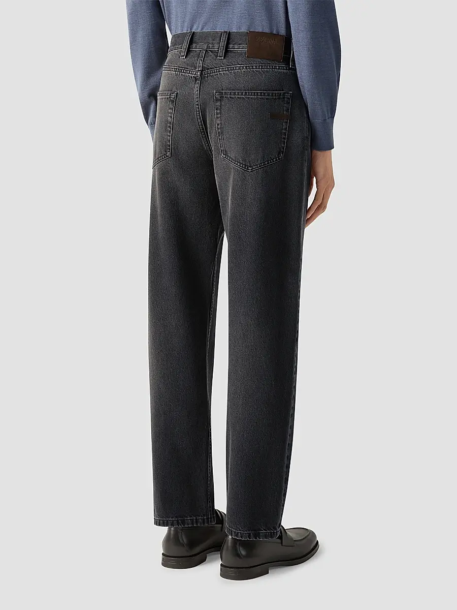 Zegna Men's Cotton Roccia Jeans | Thumbnail 4 Zegna Men's Cotton Roccia Jeans | Thumbnail 4