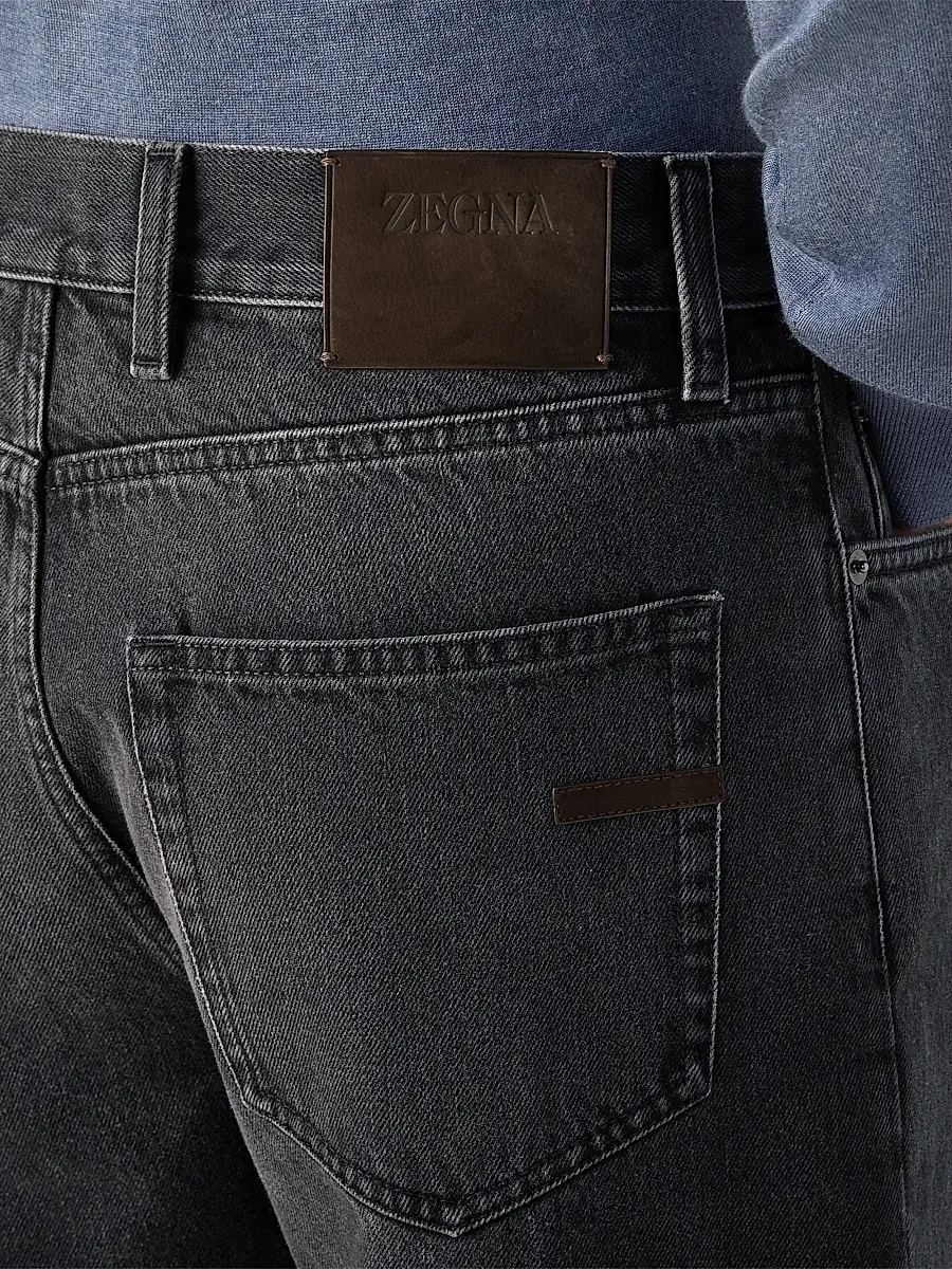 Zegna Men's Cotton Roccia Jeans | Thumbnail 5 Zegna Men's Cotton Roccia Jeans | Thumbnail 5
