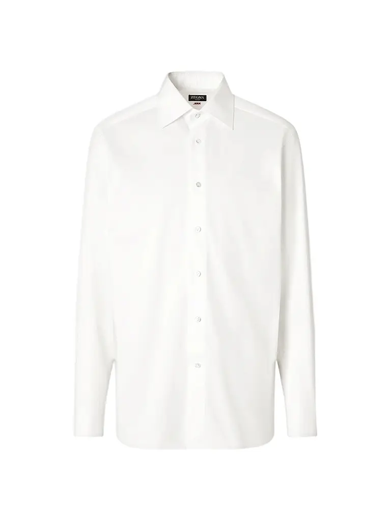 Zegna Men's Trecapi Cotton Shirt