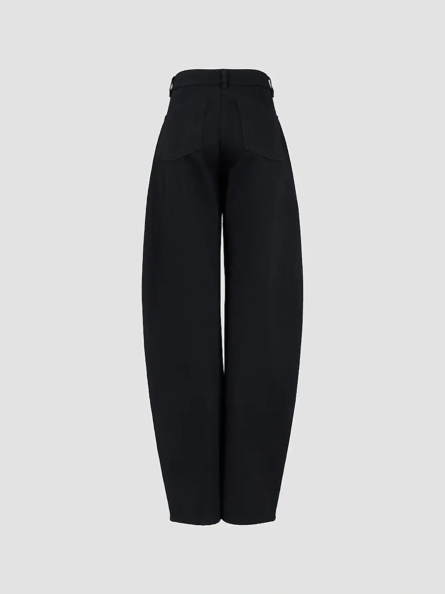 Alaïa Women's Mid-Rise Denim Round Pants | Thumbnail 2 Alaïa Women's Mid-Rise Denim Round Pants | Thumbnail 2