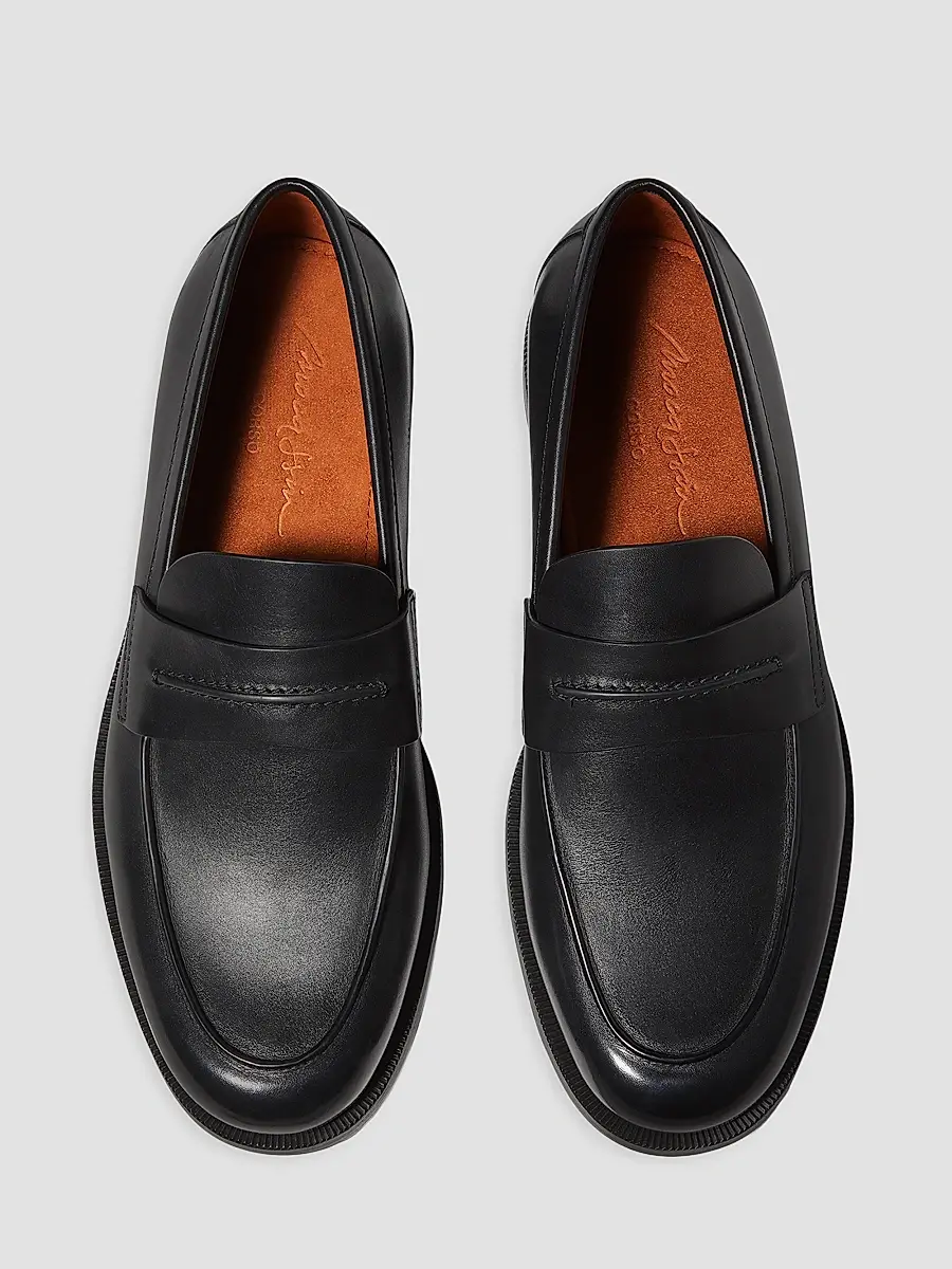 Zegna Men's Leather Mocassin Corso Loafers | Thumbnail 3
