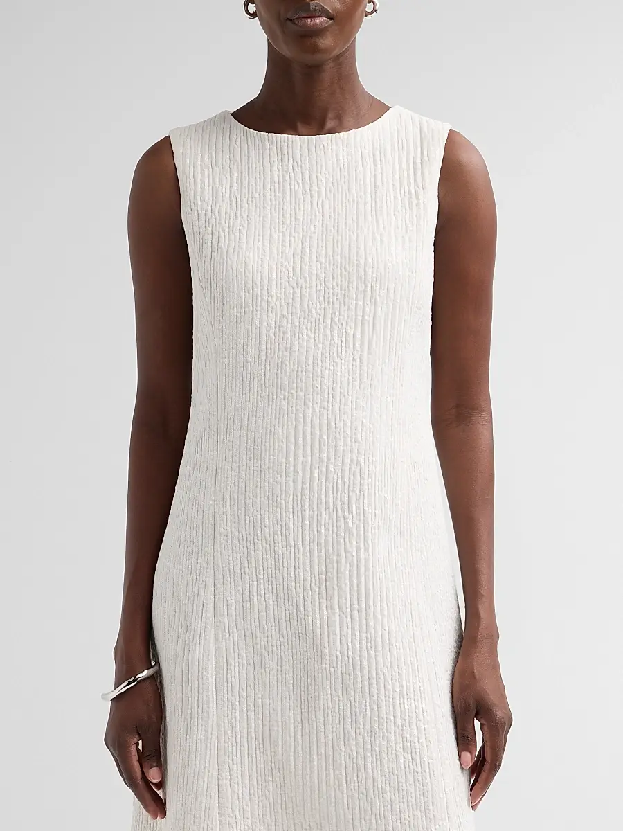 PRABAL GURUNG Women's Textured Shift Mini Dress | Thumbnail 5 PRABAL GURUNG Women's Textured Shift Mini Dress | Thumbnail 5
