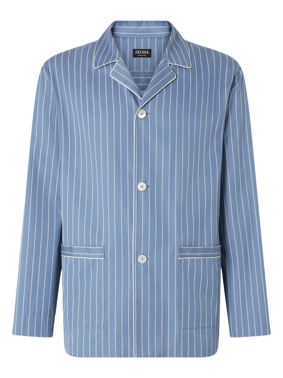 Zegna Men's Cotton Pajama Shirt