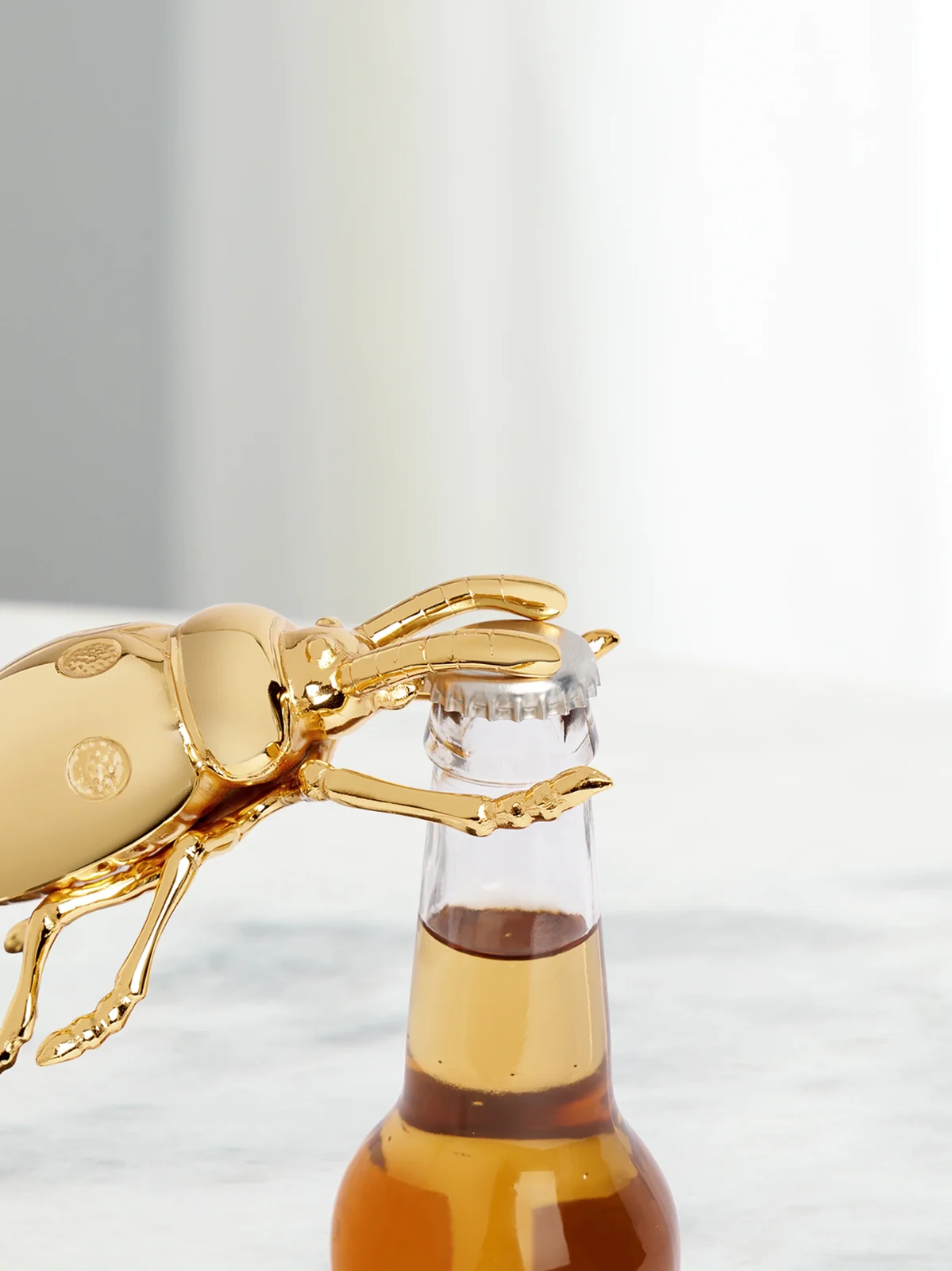L'Objet 24K-Gold-Plated Ladybug Bottle Opener