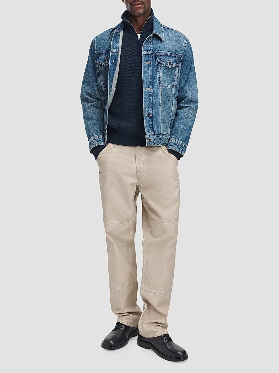 rag & bone Men's Danton Waffle-Knit Sweater | Thumbnail 2