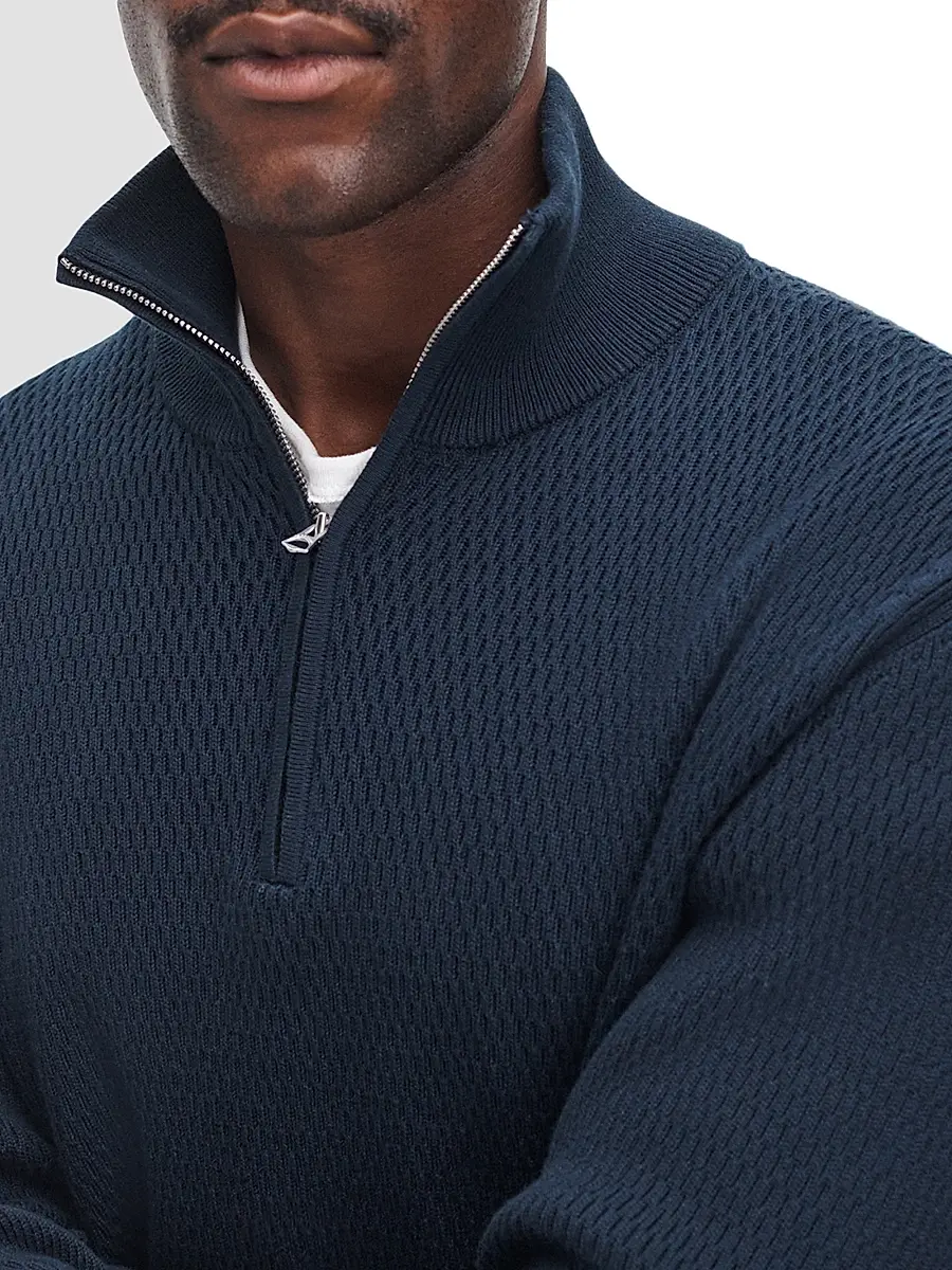rag & bone Men's Danton Waffle-Knit Sweater | Thumbnail 4