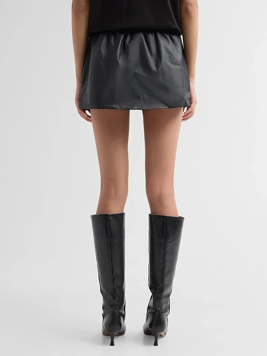 Alexander Wang Women's Bungee Waist Mini Skirt | Thumbnail 3 Alexander Wang Women's Bungee Waist Mini Skirt | Thumbnail 3