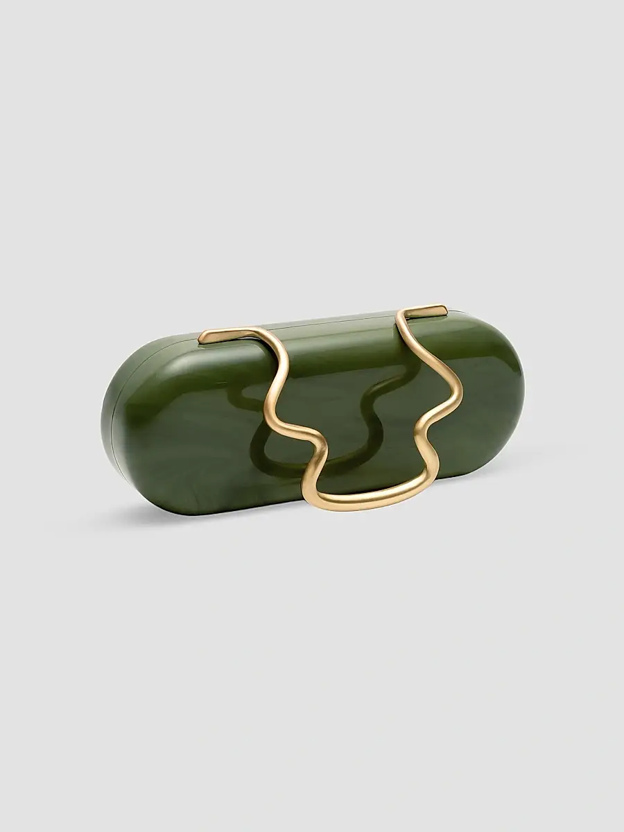 Cult Gaia Women's Ilaria Sculptural Clutch | Thumbnail 3 Cult Gaia Women's Ilaria Sculptural Clutch | Thumbnail 3