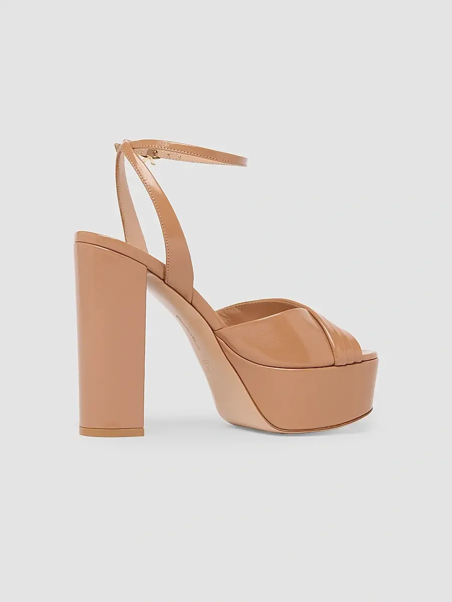 Gianvito Rossi Women's 85MM Leather Platform Sandals | Thumbnail 2