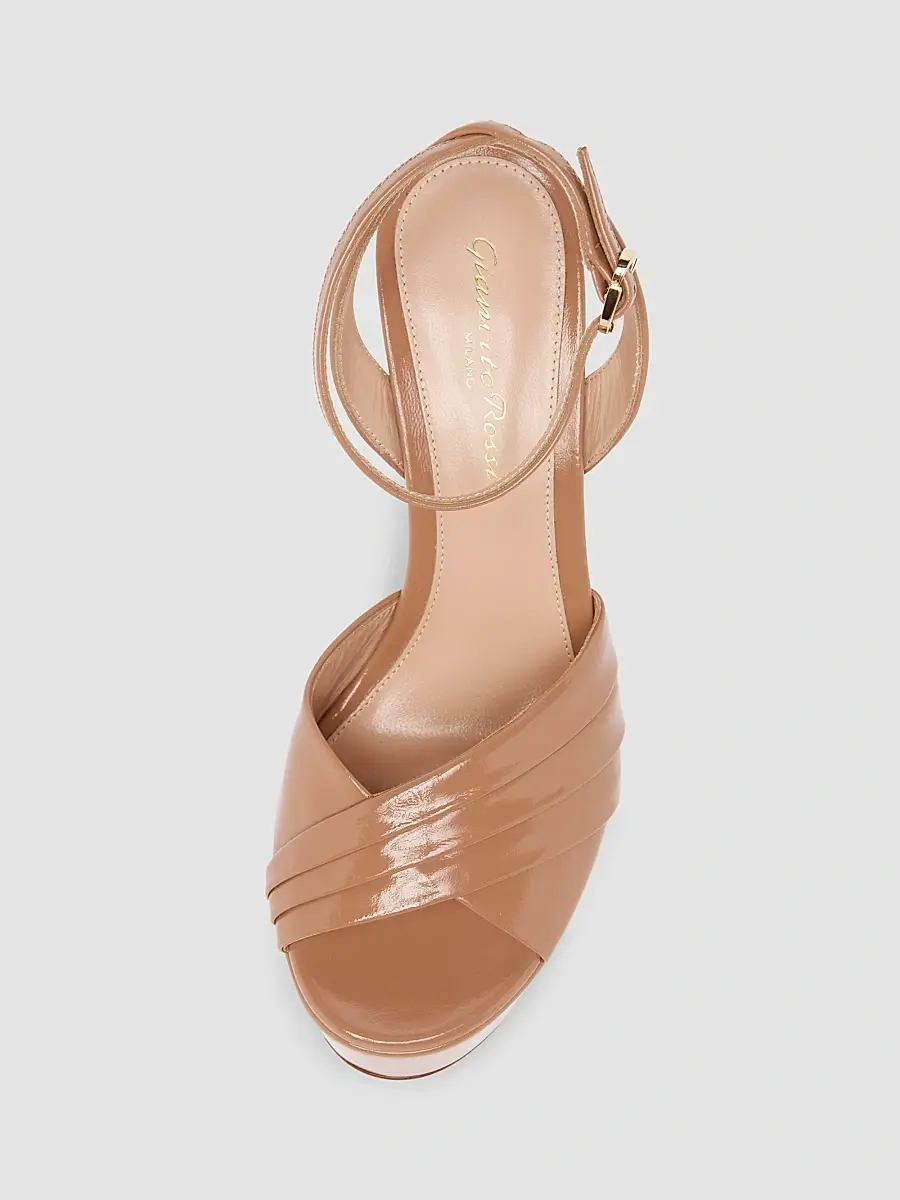Gianvito Rossi Women's 85MM Leather Platform Sandals | Thumbnail 4