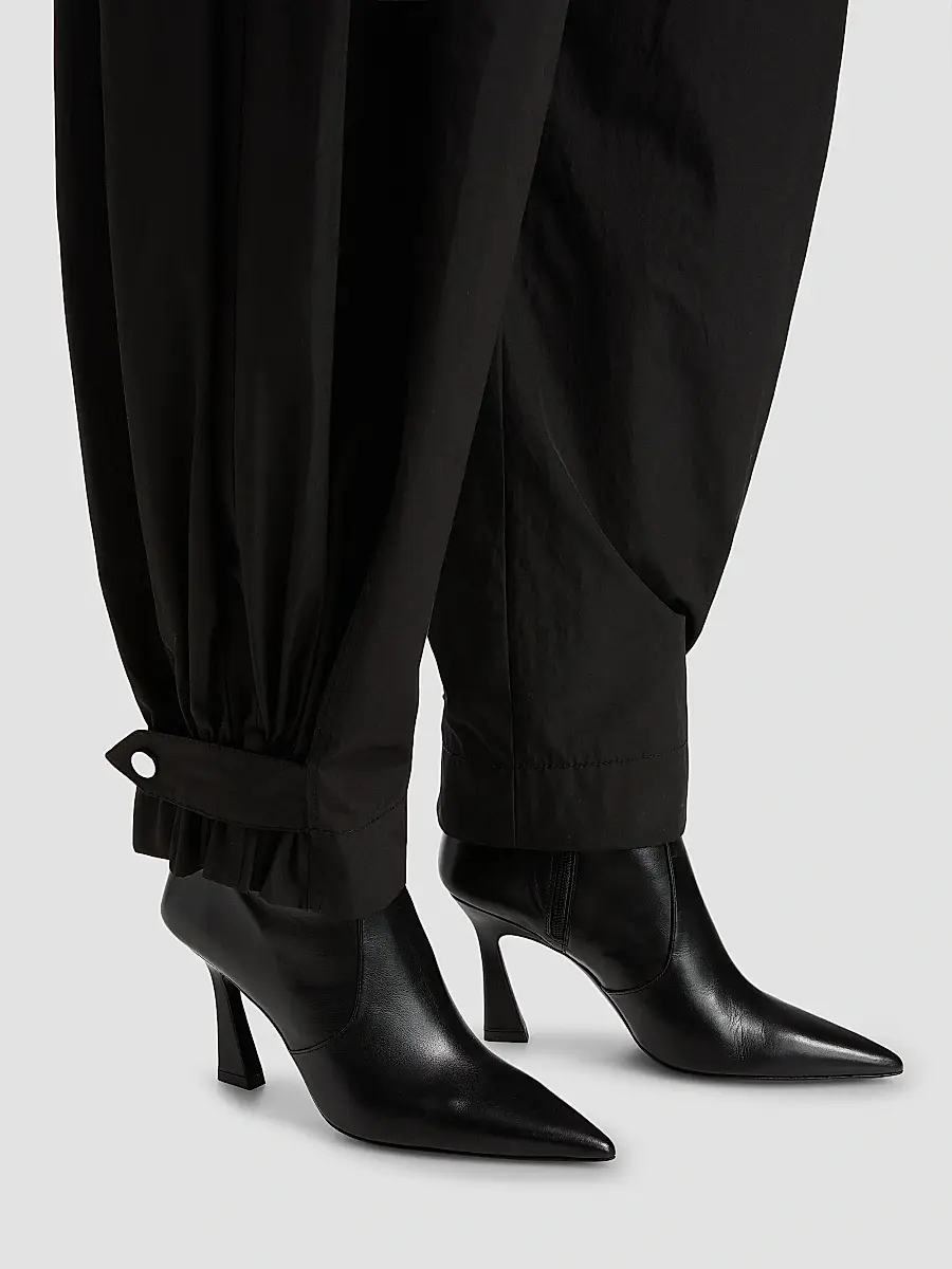 Derek Lam Women's Connor Cotton-Poplin Tapered Self-Belt Pants | Thumbnail 6 Derek Lam Women's Connor Cotton-Poplin Tapered Self-Belt Pants | Thumbnail 6