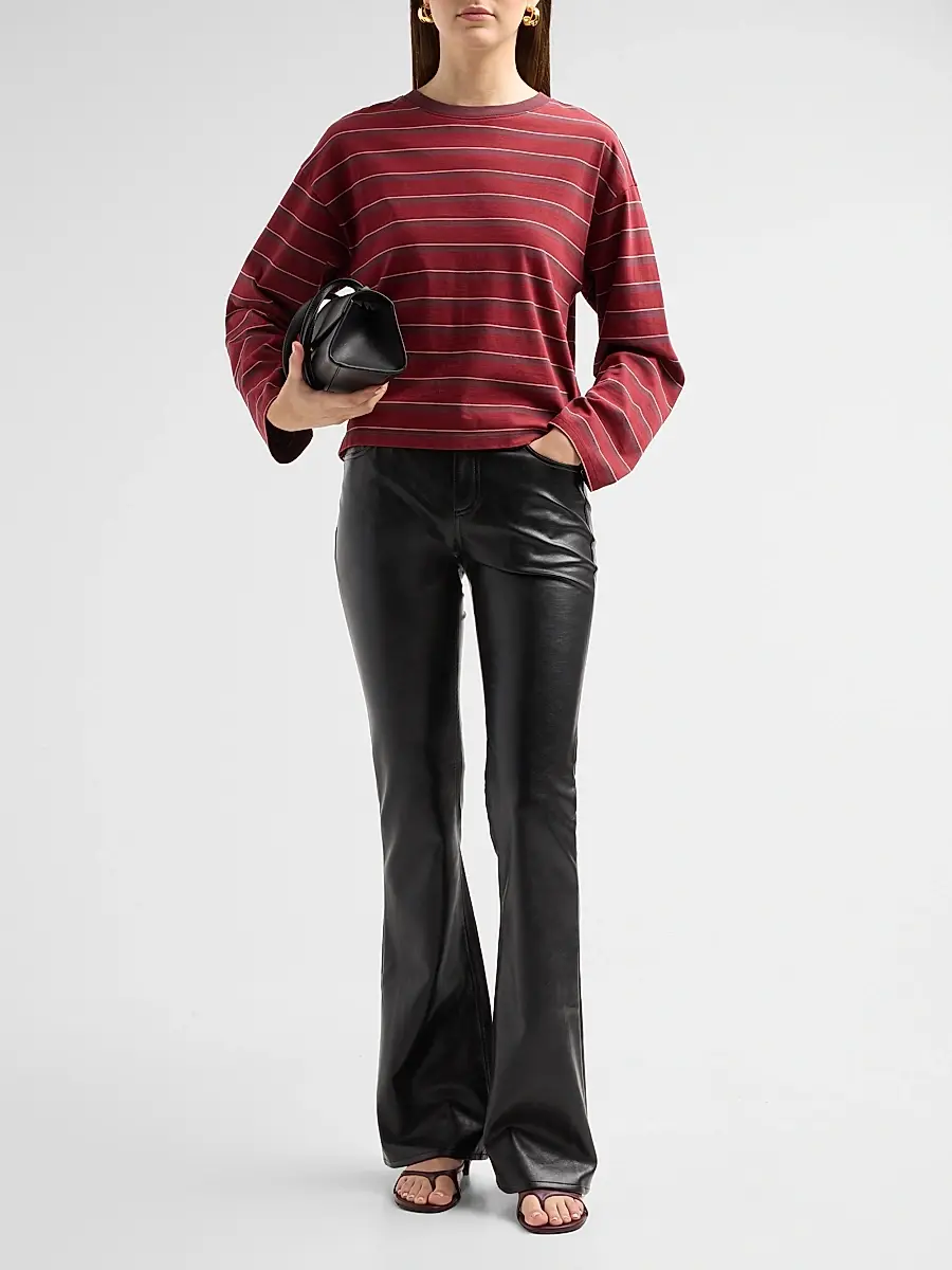 rag & bone Women's Kelly Striped Cotton Long-Sleeve Top | Thumbnail 2 rag & bone Women's Kelly Striped Cotton Long-Sleeve Top | Thumbnail 2