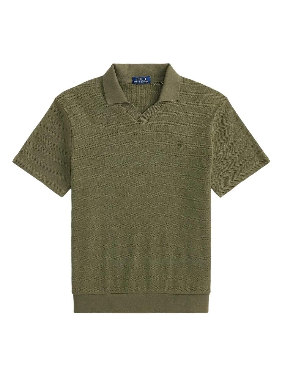 Polo Ralph Lauren Men's Pointelle-Ribbed Polo Shirt