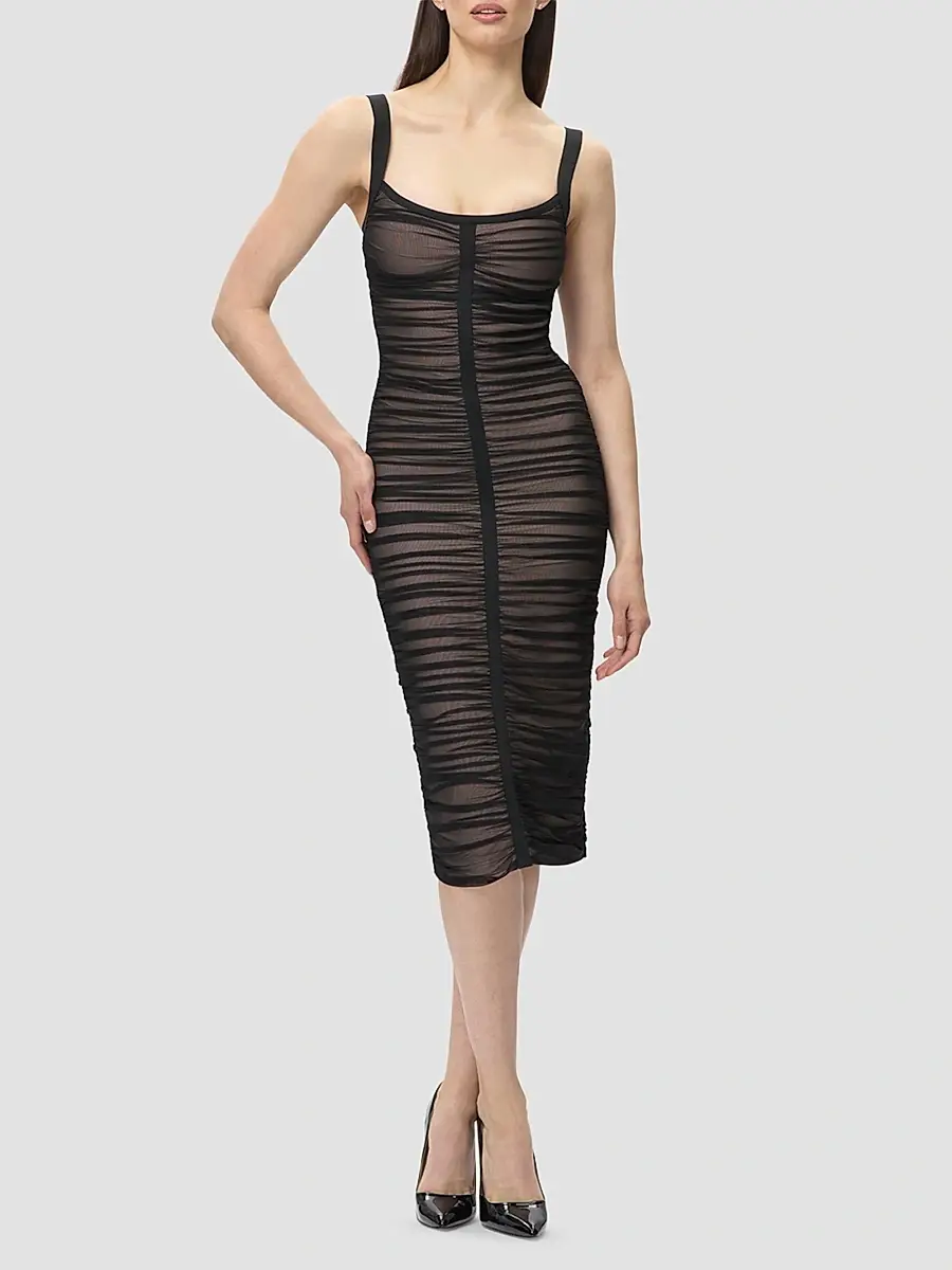 Hervé Léger Women's The Gloria Bandage Midi Dress | Thumbnail 2 Hervé Léger Women's The Gloria Bandage Midi Dress | Thumbnail 2