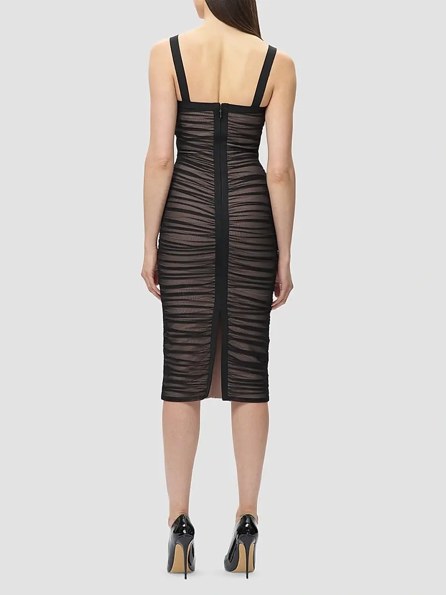 Hervé Léger Women's The Gloria Bandage Midi Dress | Thumbnail 3 Hervé Léger Women's The Gloria Bandage Midi Dress | Thumbnail 3