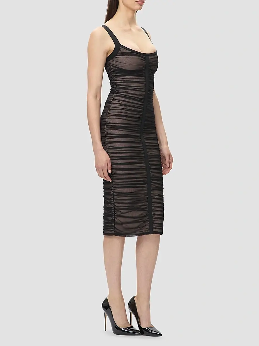 Hervé Léger Women's The Gloria Bandage Midi Dress | Thumbnail 6 Hervé Léger Women's The Gloria Bandage Midi Dress | Thumbnail 6