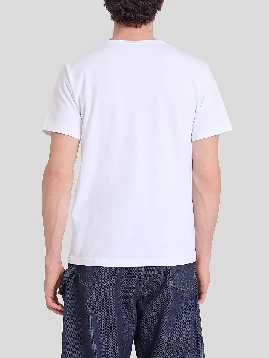 JW Anderson Men's Anchor-Embroidered Cotton T-Shirt | Thumbnail 3 JW Anderson Men's Anchor-Embroidered Cotton T-Shirt | Thumbnail 3