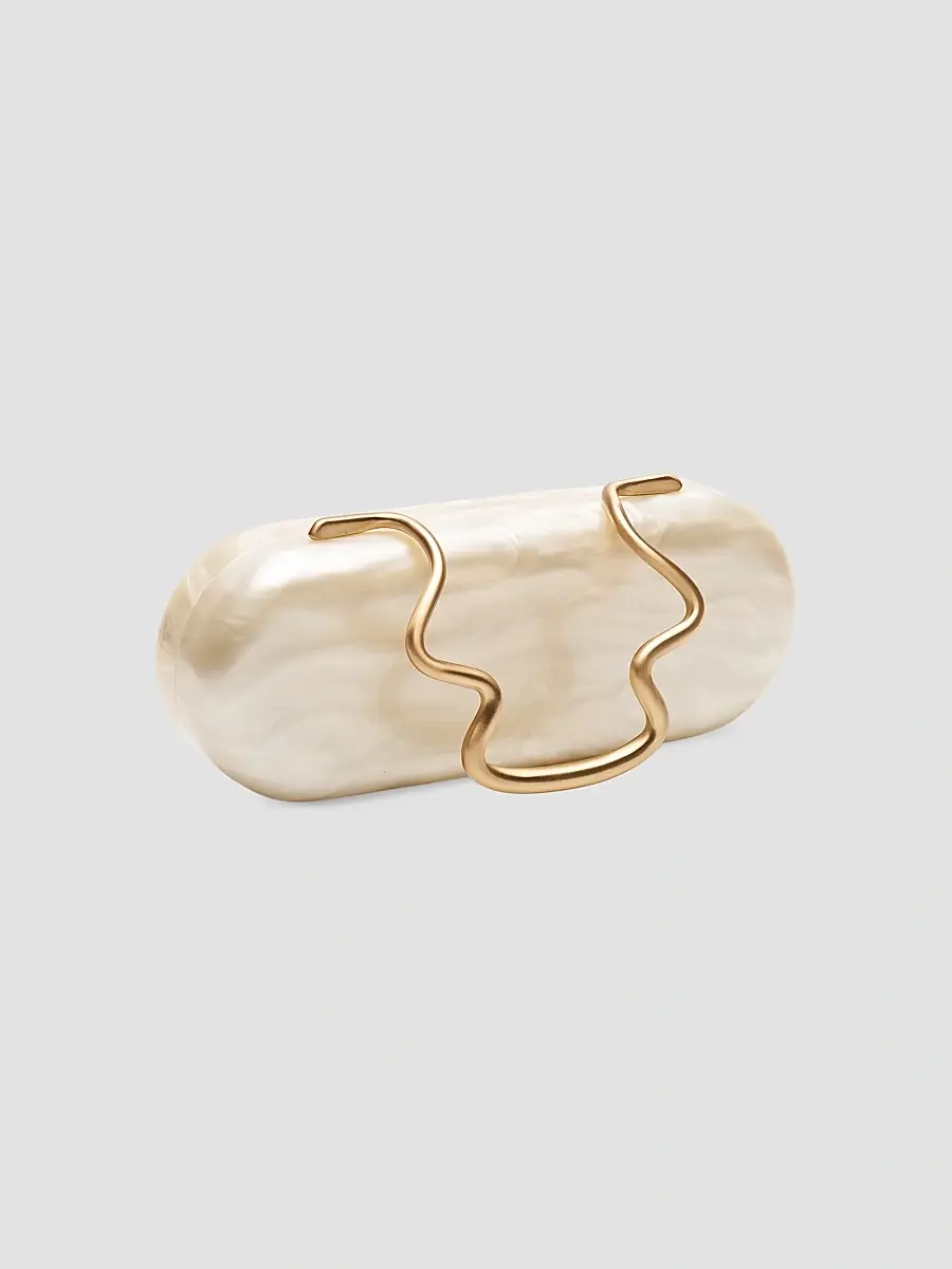 Cult Gaia Women's Ilaria Sculptural Clutch | Thumbnail 4 Cult Gaia Women's Ilaria Sculptural Clutch | Thumbnail 4
