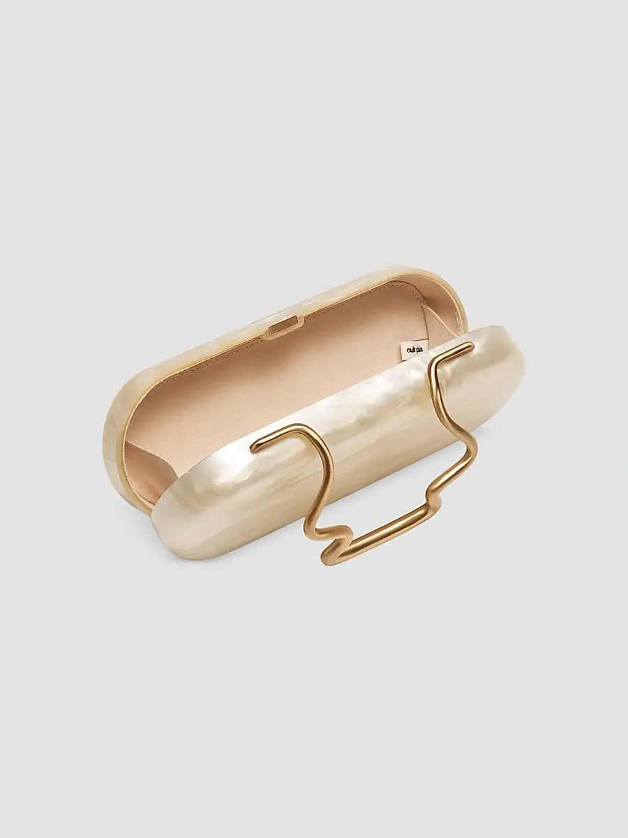 Cult Gaia Women's Ilaria Sculptural Clutch | Thumbnail 5 Cult Gaia Women's Ilaria Sculptural Clutch | Thumbnail 5