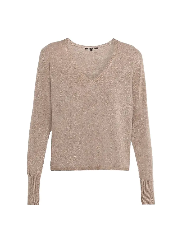 Kobi Halperin Women's Vinny Wool Shimmer V-Neck Sweater