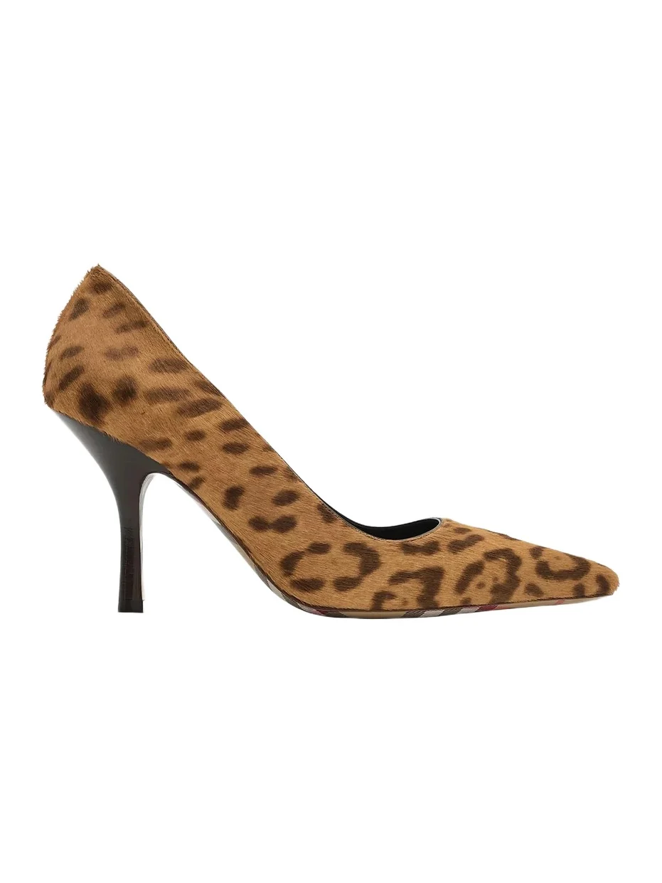 Women's Dame 90MM Leopard-Print Calf Hair Pumps Women's Dame 90MM Leopard-Print Calf Hair Pumps