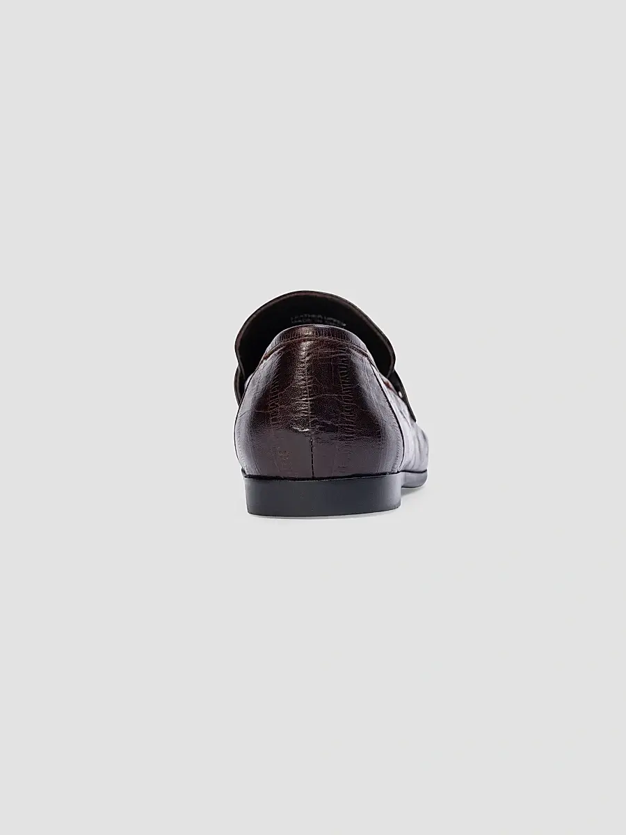Black Suede Studio Women's Arrow Printed Loafers | Thumbnail 4