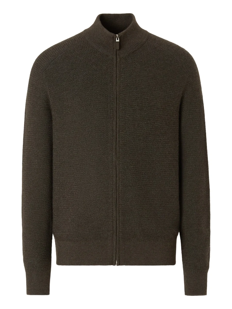 Zegna Men's Cashseta Full Zip Cardigan