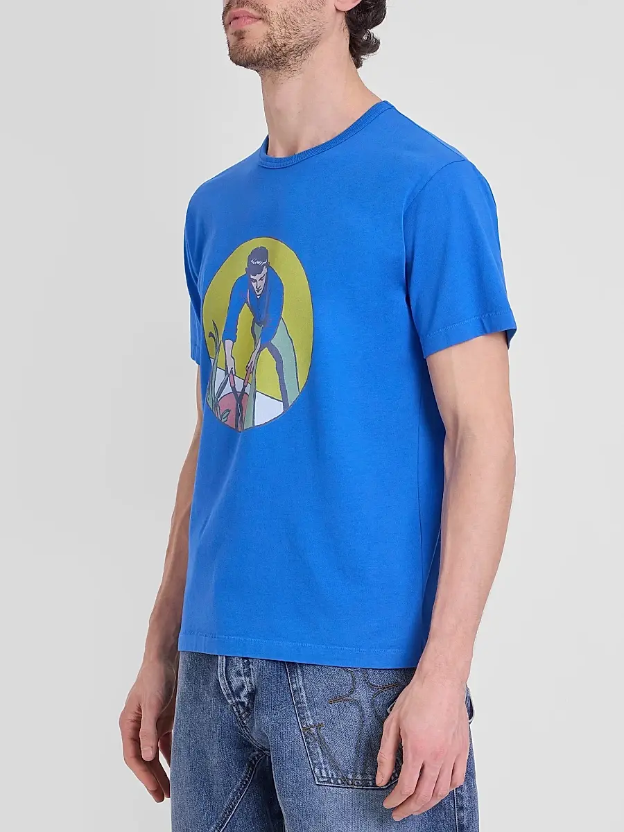 JW Anderson Men's Gardener Cotton Crewneck T-Shirt | Thumbnail 4 JW Anderson Men's Gardener Cotton Crewneck T-Shirt | Thumbnail 4