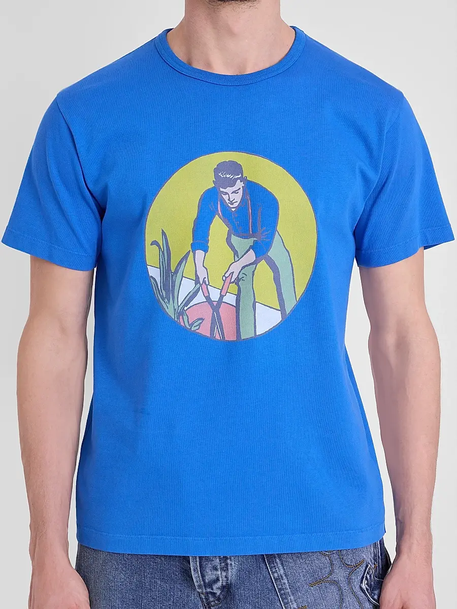 JW Anderson Men's Gardener Cotton Crewneck T-Shirt | Thumbnail 5 JW Anderson Men's Gardener Cotton Crewneck T-Shirt | Thumbnail 5